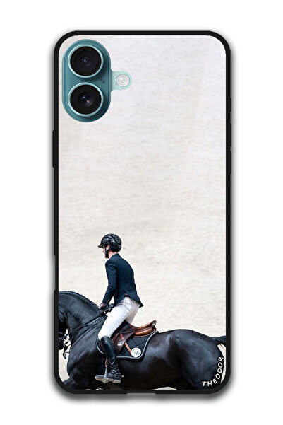 Theodor جراب واقٍ مضاد للخدش والصدمات لهاتف iPhone 16 (6.1) بوصة ركوب الخيل (2)