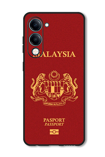 Theodor جراب متوافق مع هاتف Vivo Y29s، غطاء حماية مقاوم للصدمات، جواز سفر ماليزي