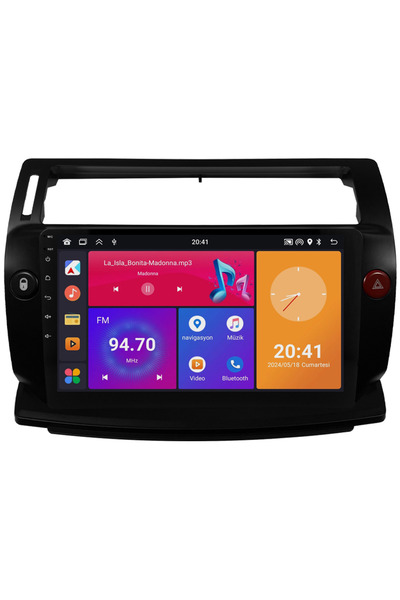 Carvocal Citroen C4 Android Multimedya Sistemi (2005-2011) CRV4072XP