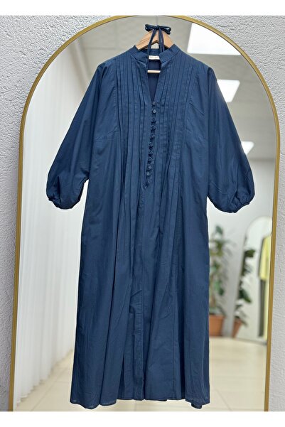 BENAHOLL Φόρεμα Loryla από βουάλ με ριμπ μπροστινή πλευρά και τελειώματα με ρ...