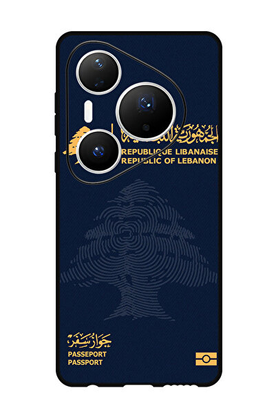 Theodor جراب متوافق مع هاتف Huawei Pura 80 Pro مقاس 6.8 بوصة، غطاء حماية مقاوم للصدمات، جواز سفر لبناني