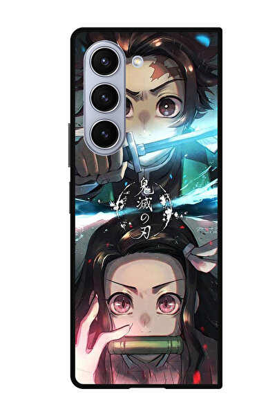 Theodor جراب واقٍ مضاد للخدش والصدمات لهاتف Samsung Galaxy Z Fold 5 - رسوم مت...