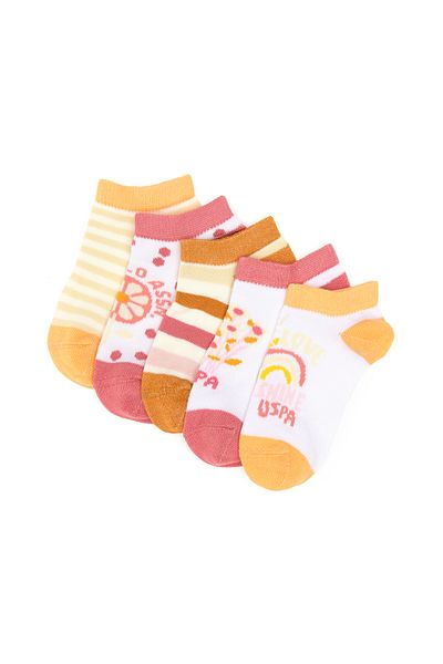 U.S. Polo Assn. Girl's Pink Socks 50304449-Vr167