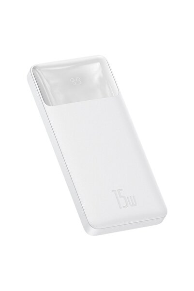Eldar External Battery 10000mAh, Polycarbonate, 15W, Bipow Digital Display, Z242, White