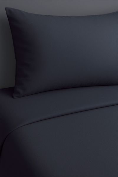 Setekshome Double Duvet Cover Set Anthracite 100% Cotton