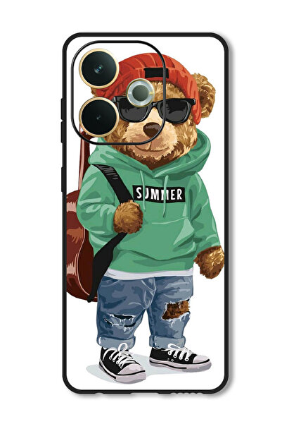 Theodor جراب متوافق مع Oppo A5 Pro غطاء حماية مقاوم للصدمات بتصميم الدب الموسيقي