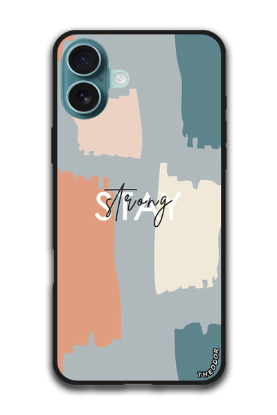 Theodor جراب واقٍ مضاد للخدش والصدمات لهاتف iPhone 16 (6.1) بوصة، حافظ على قوتك