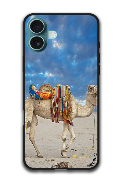 Theodor جراب واقٍ مضاد للخدش والصدمات لهاتف iPhone 16 (6.1) بوصة - لون الجمل