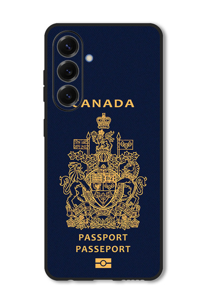 Theodor جراب متوافق مع هاتف Samsung Galaxy M56 مقاس 6.74 بوصة، غطاء حماية مقاوم للصدمات ومتين، جواز سفر كندي