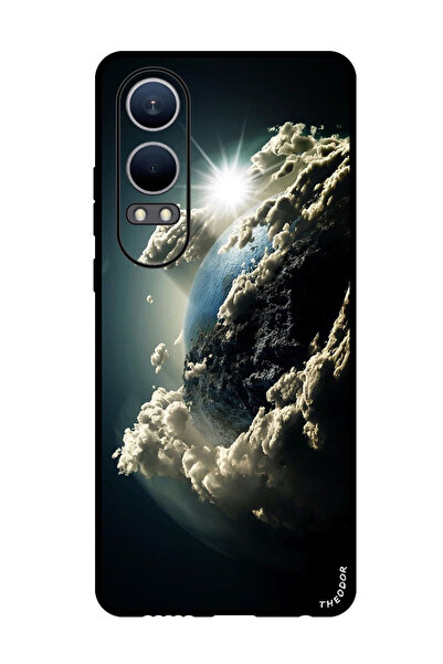 Theodor جراب واقٍ مضاد للخدش والصدمات لهاتف Oppo K12x (الصين) الفضاء الأرض الشمس