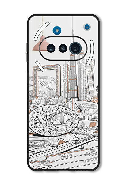 Theodor Case Compatible with Nothing Phone 3a Protection Shockproof Bumper Co...