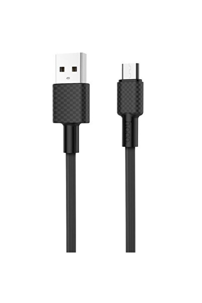 OEM Charging and Data Transfer Cable USB-A to Micro-USB 10W Universal 1m, Polycarbonate, C233, Black