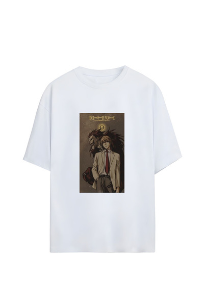 GraffTee تي شيرت قطني كبير الحجم للجنسين من DEATH Note