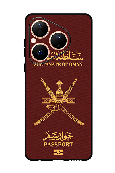 Theodor جراب متوافق مع هاتف هواوي بيورا 80 مقاس 6.6 بوصة، غطاء حماية مقاوم للصدمات، جواز سفر عماني