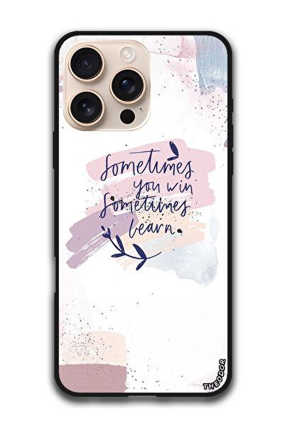 Theodor جراب حماية مضاد للخدش والصدمات لهاتف iPhone 16 Pro Max (6.9) بوصة أحيانًا تفوز