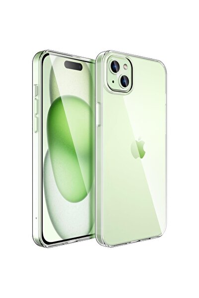 SOHO Silicone Protective Case for Apple iPhone 15 Plus, Transparent