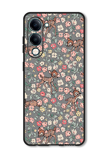 Theodor جراب متوافق مع هاتف Vivo Y29s، غطاء حماية مقاوم للصدمات بنمط غزال