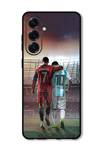 Theodor جراب واقٍ مضاد للخدش والصدمات لهاتف سامسونج جالاكسي S25 رونالدو ميسي