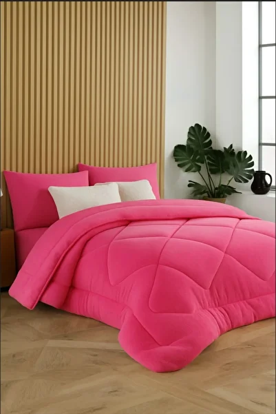 cs ilkim Cs İlki̇m Single Luxury Pink Welsoft Quilt Double Sided 155X215