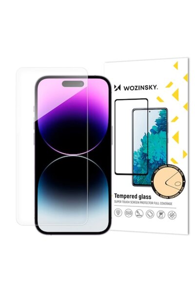 WOZINSKY Display Protector for Apple iPhone 15 Pro Max, Tempered Glass, NC967, Full Adhesion