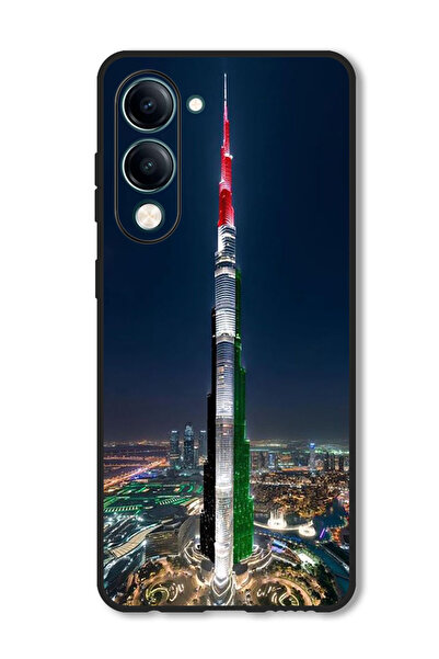 Theodor جراب متوافق مع هاتف Vivo Y29s غطاء حماية مقاوم للصدمات بتصميم برج خلي...