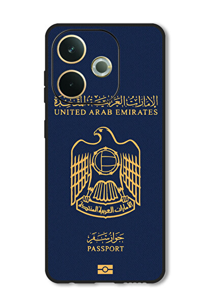 Theodor جراب متوافق مع هاتف Oppo A5 Pro غطاء حماية مقاوم للصدمات ومتين بجواز سفر الإمارات العربية المتحدة