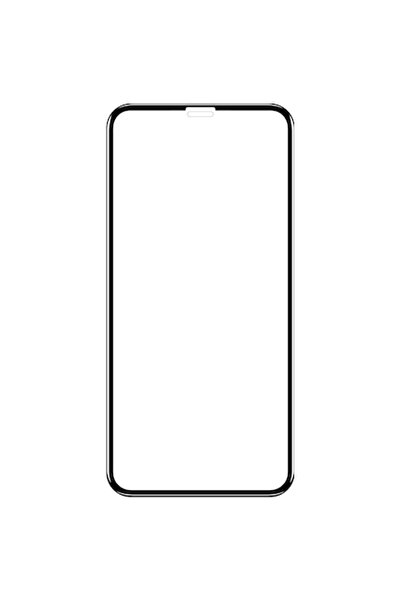 ELDE Protector de ecran pentru Apple iPhone 12 Mini, sticlă militară, aderență completă, 3D, kit ramă, negru