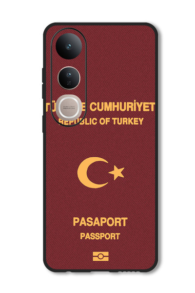 Theodor جراب متوافق مع هاتف Vivo V50 Lite، غطاء حماية مقاوم للصدمات، جواز سفر...