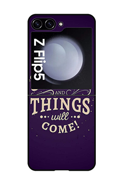 Theodor جراب واقٍ مضاد للخدش والصدمات لهاتف Samsung Galaxy Z Flip 5 افتح قلبك