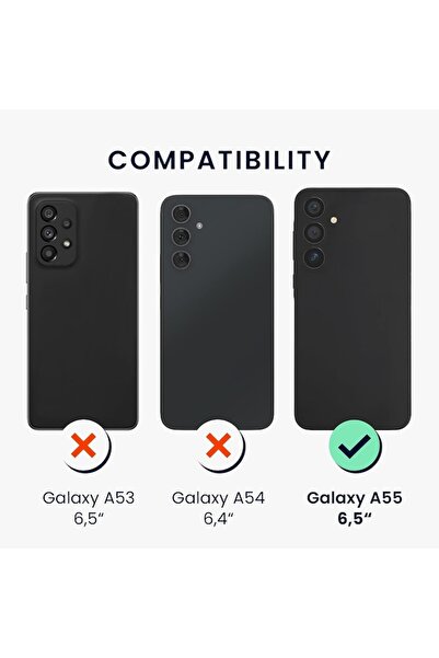 SOHO Protective Matte TPU Case for Samsung Galaxy A55 5G, Red