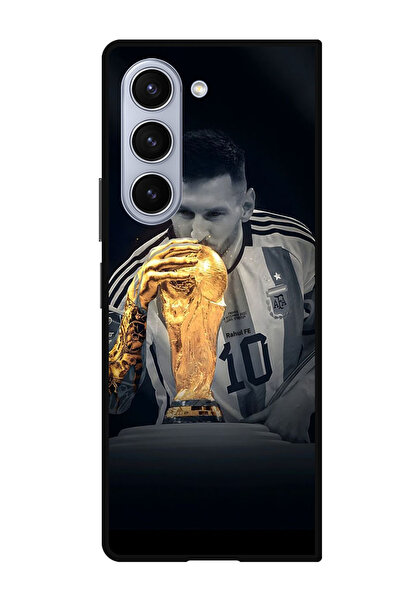 Theodor جراب واقٍ مضاد للخدش والصدمات لهاتف Samsung Galaxy Z Fold 5 Messi (2)