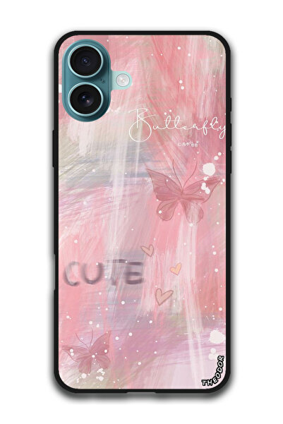 Theodor جراب واقٍ مضاد للخدش والصدمات لهاتف iPhone 16 (6.1) بوصة لطيف