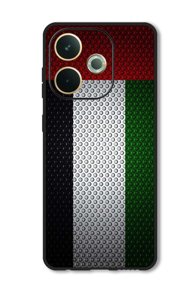 Theodor جراب متوافق مع هاتف Oppo A5 Pro غطاء حماية مقاوم للصدمات ومتين مع علم...