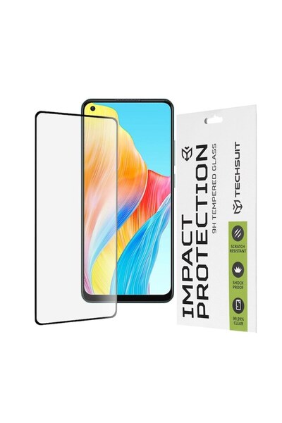 OEM Folie pentru Oppo A78 4G, 111D Full Cover/Full Glue Glass, K64, Black