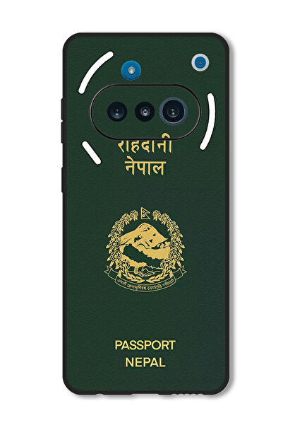 Theodor Case Compatible with Nothing Phone 3a Protection Shockproof Bumper Cover Nepal Passport