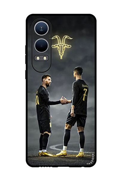 Theodor جراب واقٍ مضاد للخدش والصدمات لهاتف Oppo K12x (الصين) ميسي رونالدو ال...