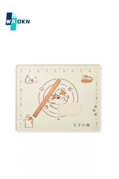 Generic 3-piece Silicone Baking Mat and Pastry Tool Set, Extra Thick Non-stic...