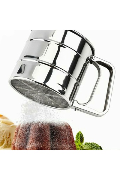 SepetBudur Metal Flour Sieve Small Size 1015-K