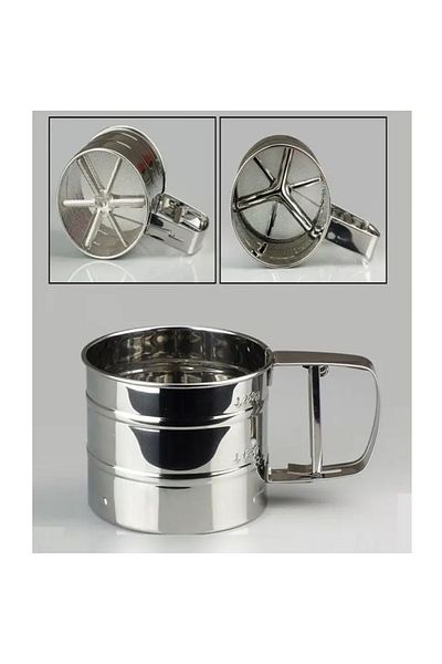 SepetBudur Metal Flour Sieve Large Size 1015-B
