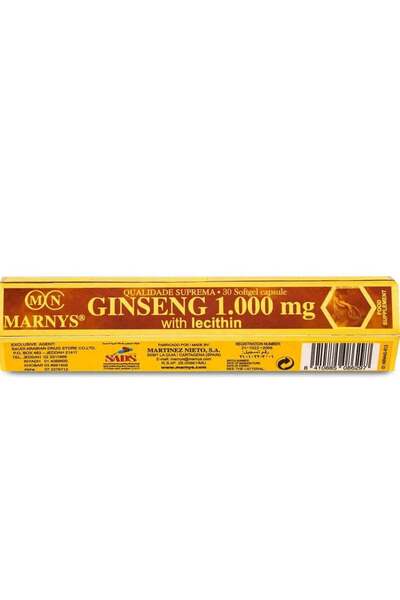 Marnys Ginseng 1000 mg 30 Capsules