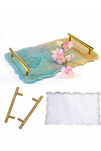 Generic Irregular Coaster Resin Epoxy DIY Practical Decorative Silicone Casti...