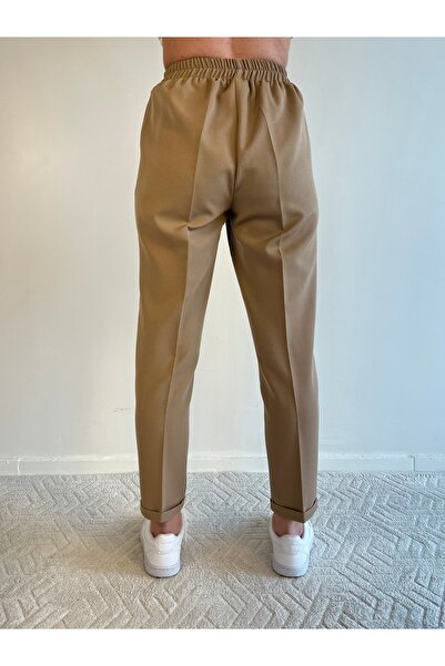 Genel Markalar Vizon Rengi Duble Paça Pantolon