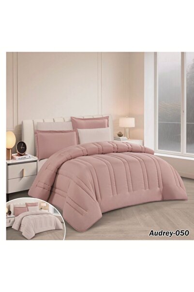 NAJMA مفرش ساده وجهين 6 قطع مقاس 230*250