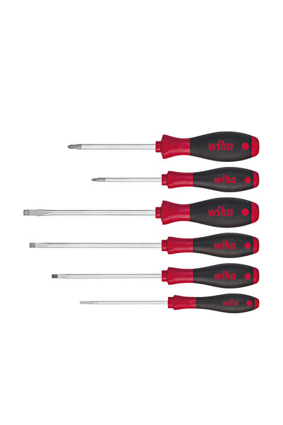wiha - Set șurubelnițe, SoftFinish, drepte și Pozidriv, 6 piese [WH07153]