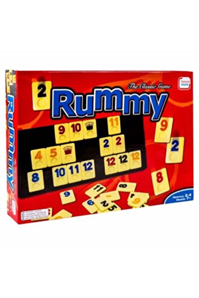 PUFO Joc Remi pentru copii și adulți, 2-4 jucători