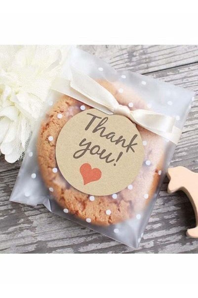 Generic Resealable Plastic Cellophane Bags 100Piece Self Adhesive Cookie Bags...