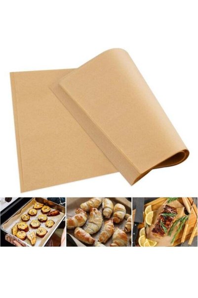 Generic 100 Food Grade Barbecue Oven Liners Baking Silicone Oil Paper, Double...