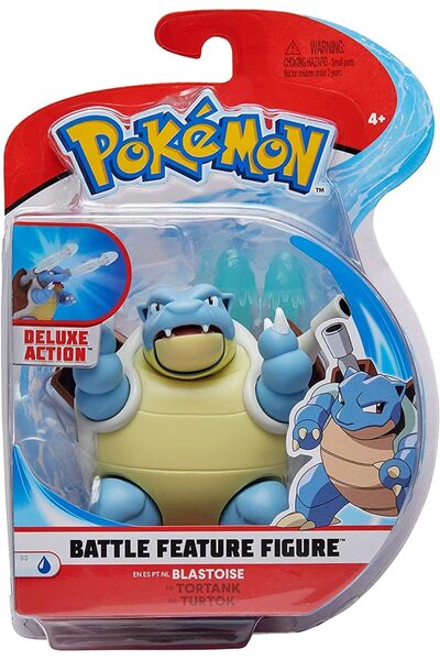 Pokémon Blastoise 4.5 Inch - Battle Feature Figure With Deluxe Action