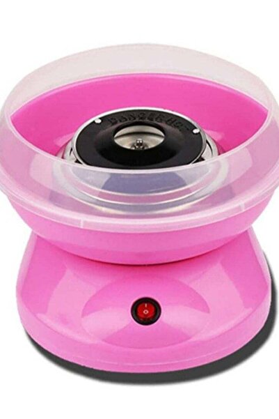 Generic ماكينة صنع حلوى غزل البنات الأوتوماتيكية الصغيرة باللون الوردي 26×13×...