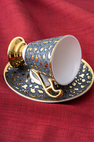 ACAR Taliana 6 Kişilik Kahve Fincanı Takımı - 90 ml